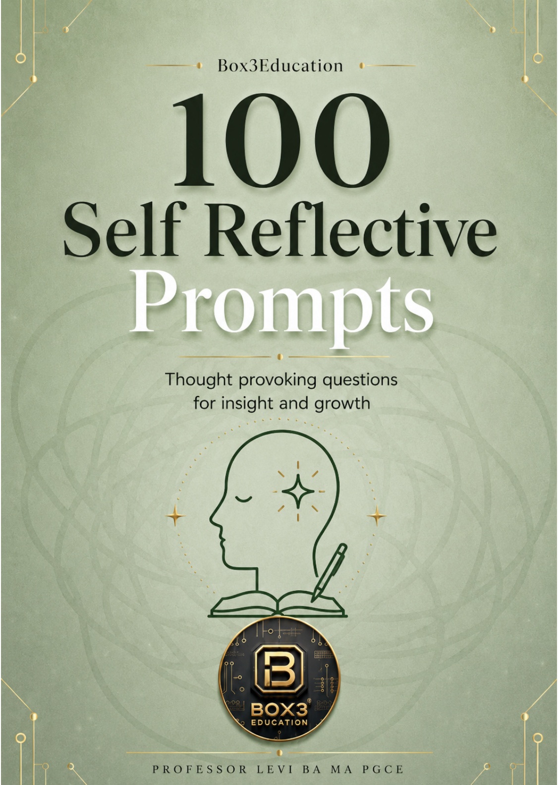 100 Self Reflective Prompts cover