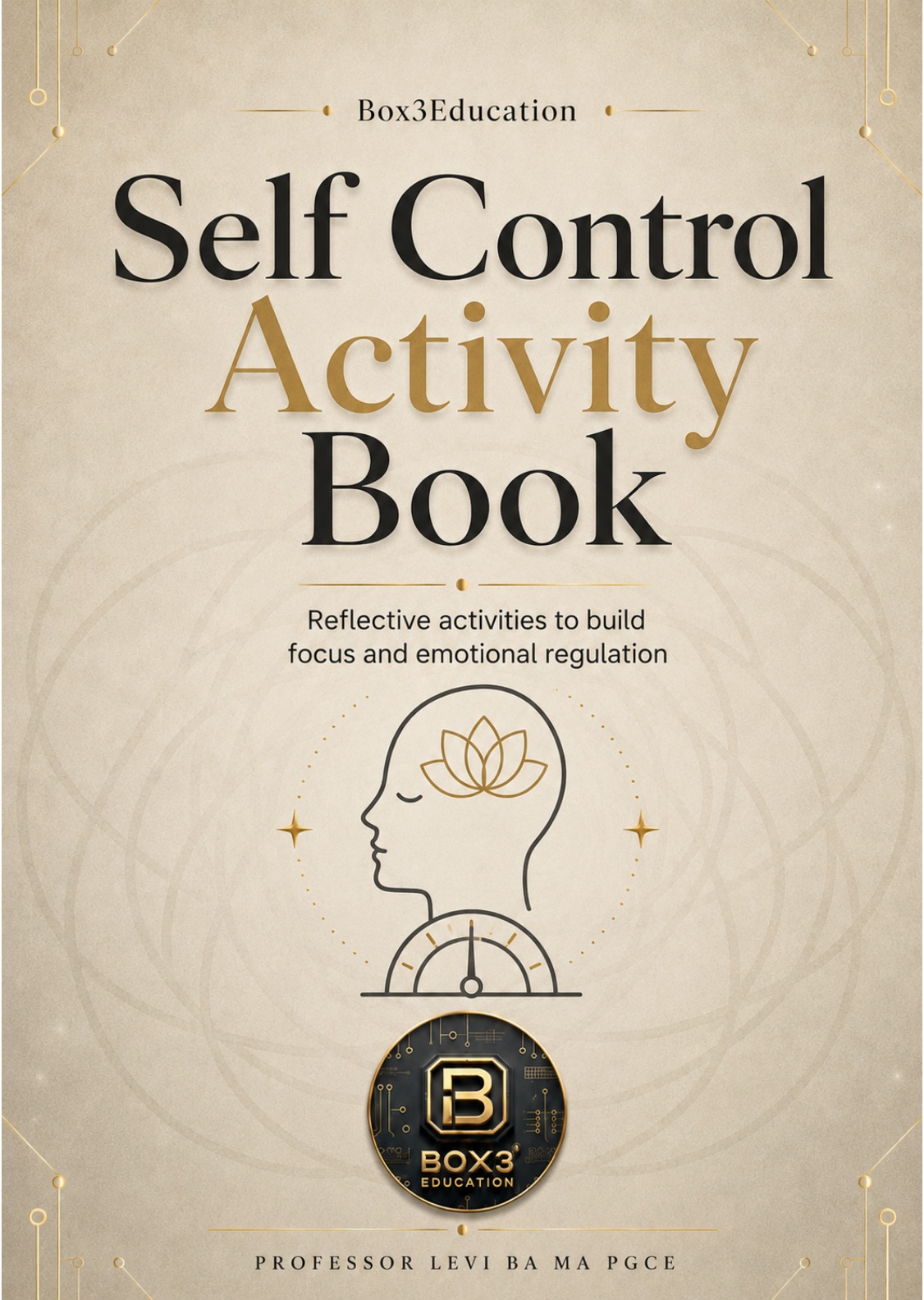 Self Control Activity Book cover